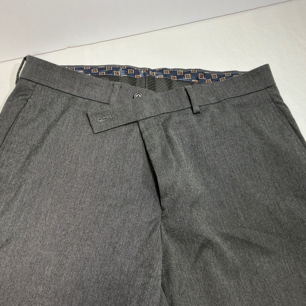 Lauren Ralph Lauren Dress‎ Pants Gray Flat Front Mens Size 36x30